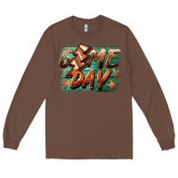 Chestnut game day  lightning football Long Sleeve Tee - BarkalooDesign