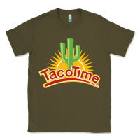 Army Green Resto Tacotime Classic Tee - artisFamous