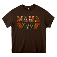 Chocolate Brown mama cita Heavy Core Tee - BundleAndBundleShop