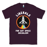 Plum liberals for gay space socialism Classic Tee - artisFamous