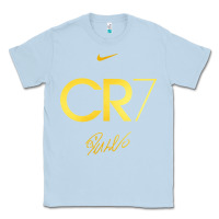 Dusty Blue cr7 graphic Classic Tee - artisFamous