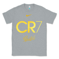 Heather Grey cr7 graphic Classic Tee - artisFamous