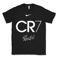 Black cr7 graphic Classic Tee - artisFamous