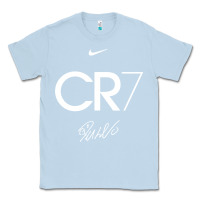 Dusty Blue cr7 graphic Classic Tee - artisFamous