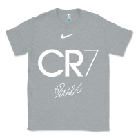 Heather Grey cr7 graphic Classic Tee - artisFamous