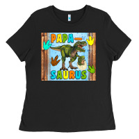 Black papa saurus Ladies Tee - Artiststas