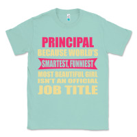 Seafoam principal funniest isn't a jobtitle Classic Tee - artisFamous