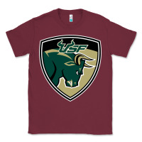 Burgundy south florida bulls Classic Tee - artisFamous