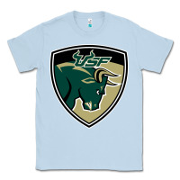 Dusty Blue south florida bulls Classic Tee - artisFamous