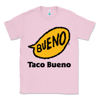 Bubblegum Pink Resto Taco Bueno Classic Tee - artisFamous