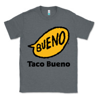 Charcoal Heather Resto Taco Bueno Classic Tee - artisFamous