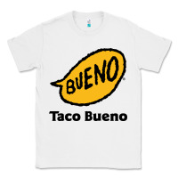 White Resto Taco Bueno Classic Tee - artisFamous