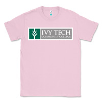 Bubblegum Pink Ivy Tech Community College of Indiana Classic Tee - artisFamous