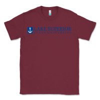 Burgundy Lake Superior College (LSSU) Classic Tee - artisFamous