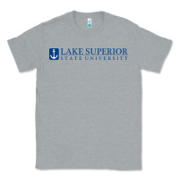 Heather Grey Lake Superior College (LSSU) Classic Tee - artisFamous