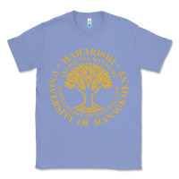 Colony Blue Maharishi International College Classic Tee - artisFamous