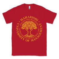 Red Maharishi International College Classic Tee - artisFamous