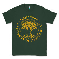 Sports Green Maharishi International College Classic Tee - artisFamous
