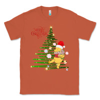 Copper Winnie The Pooh- Merry christmas Classic Tee - artisFamous