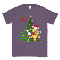 Lavender Winnie The Pooh- Merry christmas Classic Tee - artisFamous