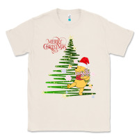 Natural Winnie The Pooh- Merry christmas Classic Tee - artisFamous