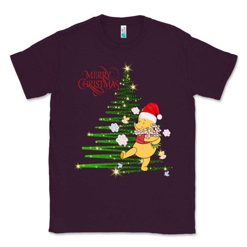 Winnie The Pooh- Merry Christmas Classic Tee by artisFamous | Teevron