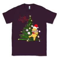 Plum Winnie The Pooh- Merry christmas Classic Tee - artisFamous