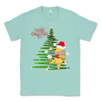Seafoam Winnie The Pooh- Merry christmas Classic Tee - artisFamous