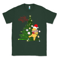 Sports Green Winnie The Pooh- Merry christmas Classic Tee - artisFamous