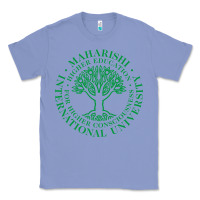 Colony Blue Maharishi International College Classic Tee - artisFamous