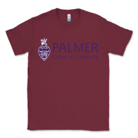 Burgundy Palmer College of Chiropractic Classic Tee - artisFamous