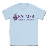 Dusty Blue Palmer College of Chiropractic Classic Tee - artisFamous