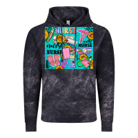 Cloud Black western nurse Vintage Hoodie - AdoDesignShop