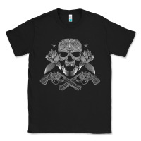 Black guns & roses 7 Classic Tee - artisFamous