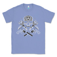 Colony Blue guns & roses 7 Classic Tee - artisFamous