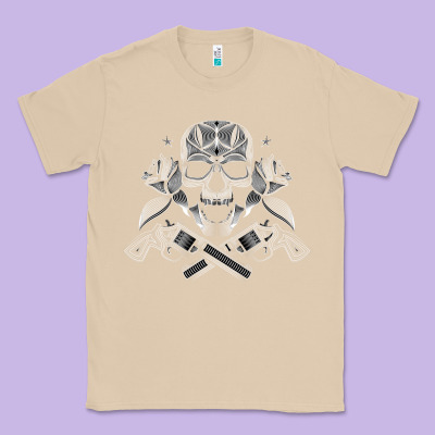 Guns & Roses 7 Classic Tee Designed By Artisfamous
