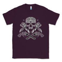 Plum guns & roses 7 Classic Tee - artisFamous