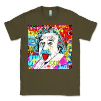 Army Green POP ART RETRO Classic Tee - artisFamous