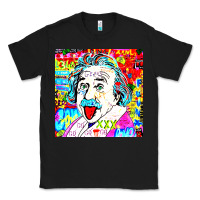 Black POP ART RETRO Classic Tee - artisFamous