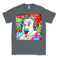 Charcoal Heather POP ART RETRO Classic Tee - artisFamous