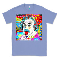 Colony Blue POP ART RETRO Classic Tee - artisFamous