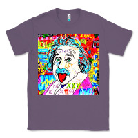 Lavender POP ART RETRO Classic Tee - artisFamous