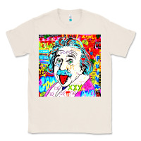 Natural POP ART RETRO Classic Tee - artisFamous
