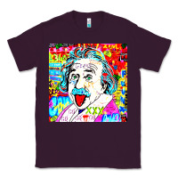 Plum POP ART RETRO Classic Tee - artisFamous