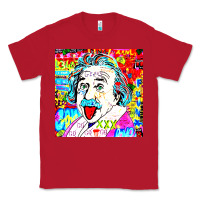 Red POP ART RETRO Classic Tee - artisFamous