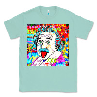 Seafoam POP ART RETRO Classic Tee - artisFamous