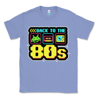 Colony Blue BACK TO THE 80S Classic Tee - artisFamous