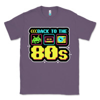 Lavender BACK TO THE 80S Classic Tee - artisFamous