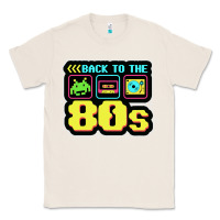 Natural BACK TO THE 80S Classic Tee - artisFamous