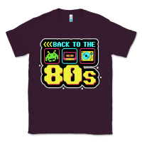 Plum BACK TO THE 80S Classic Tee - artisFamous